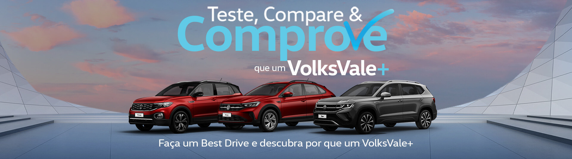 Teste compare que a Volksvale+ NB Automóveis